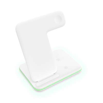 Custom Good Best Amazon Products Original Factory  2020  15W 3 in 1 Stand qi Fast Wireless Charger Station 3 in1  Pad Charger