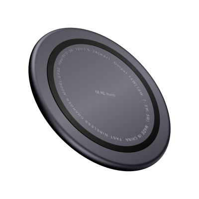 New tecnologia Products 2020  New Wireless Charger OEM 15W  Round QI fast charging wireless charger