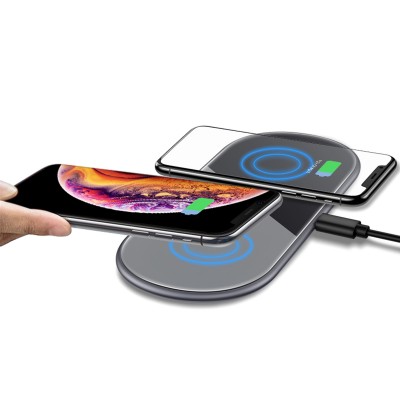 New Technology Products 2 in 1 wireless cell phone charger receiver module usb pad with cable